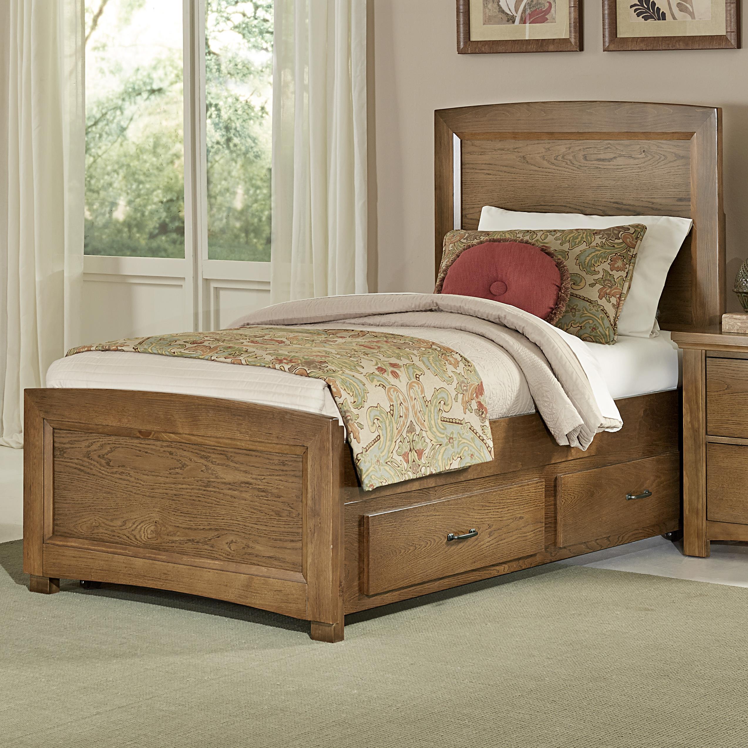 Vaughan Bassett Transitions Twin Panel Bed with Trundle Belfort